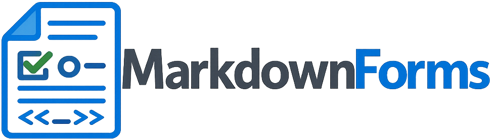 Markdown Forms Logo